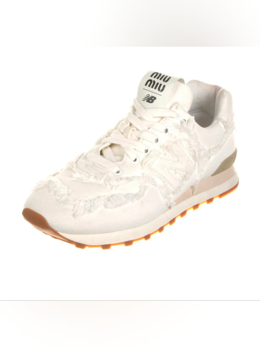 Miu Miu X New Balance Collab Off White Sneaker
